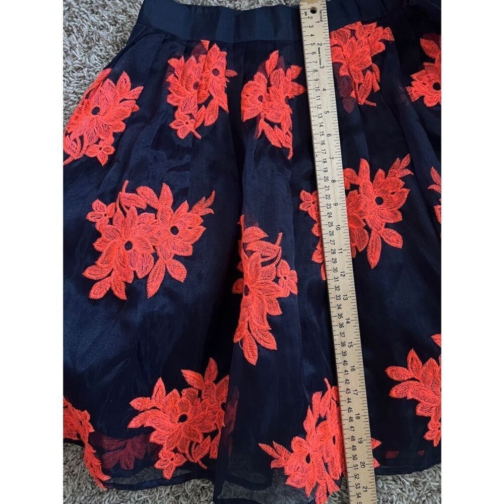 Like New! Anthropologie Maeve Pomme Blossom Skirt Embroidered Floral 4 - Picture 16 of 16